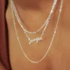 Personalised Script Name Necklace Sterling Silver sold by Daisy Jewellery
