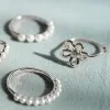 Daisy Bow Ring Sterling Silver sold by Daisy Jewellery
