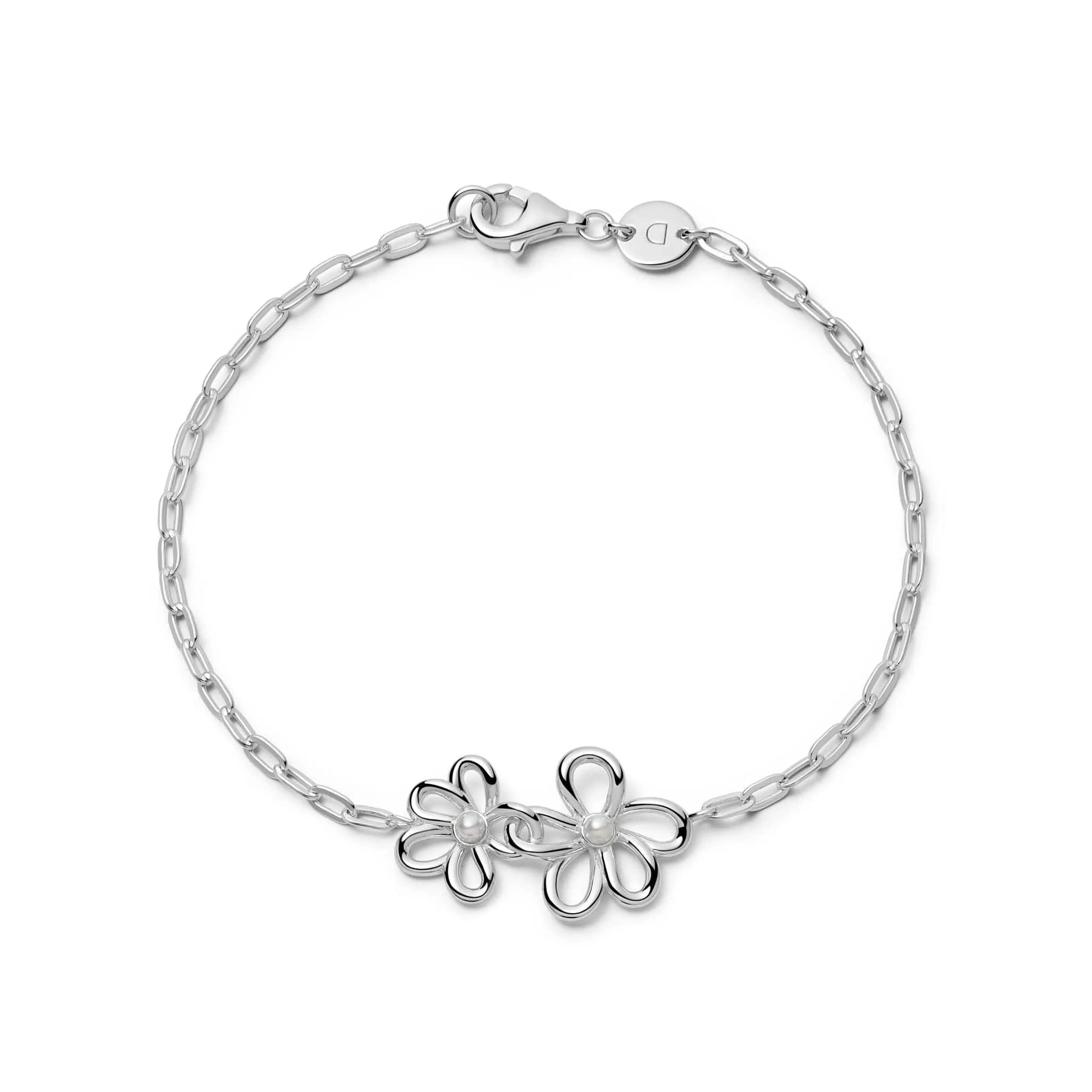 Daisy Bow Bracelet Sterling Silver sold by Daisy Jewellery