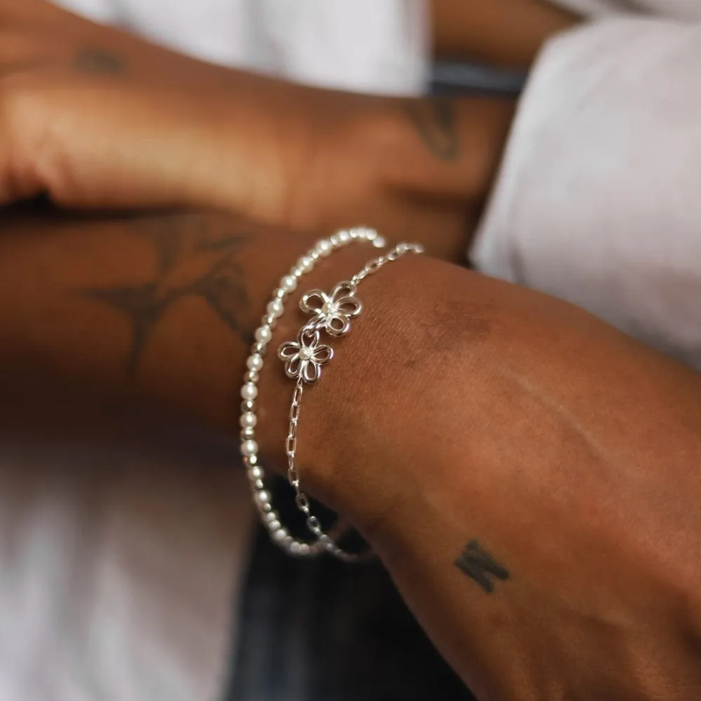 Daisy Bow Bracelet Sterling Silver sold by Daisy Jewellery product image thumbnail 2