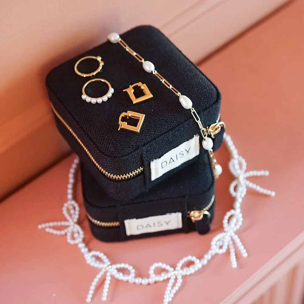 Limited Edition Black Small Jewellery Case sold by Daisy Jewellery product image thumbnail 2