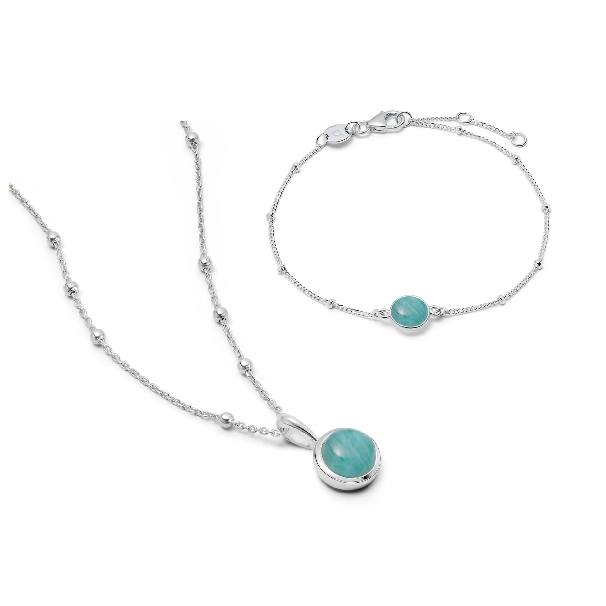 Amazonite Layering Set Sterling Silver sold by Daisy Jewellery