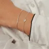 Box Layering Chain Bracelet Sterling Silver sold by Daisy Jewellery