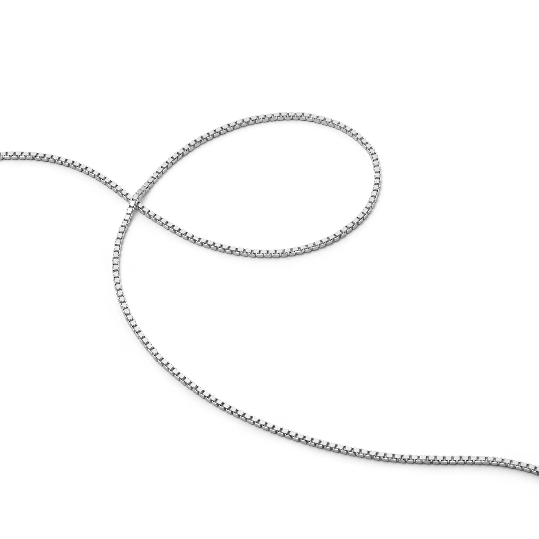 Box Layering Chain Necklace Sterling Silver sold by Daisy Jewellery