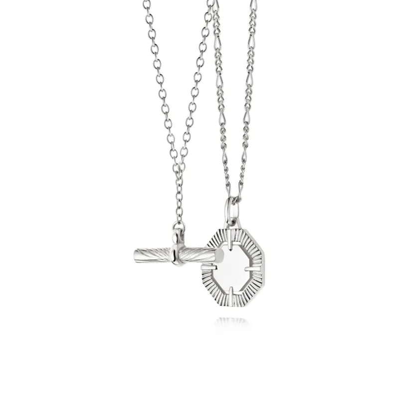 Estée Lalonde Modern Heirloom Necklace Layering Set Sterling Silver sold by Daisy Jewellery