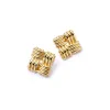 Polly Sayer Mini Lattice Stud Earrings 18ct Gold Plate sold by Daisy Jewellery