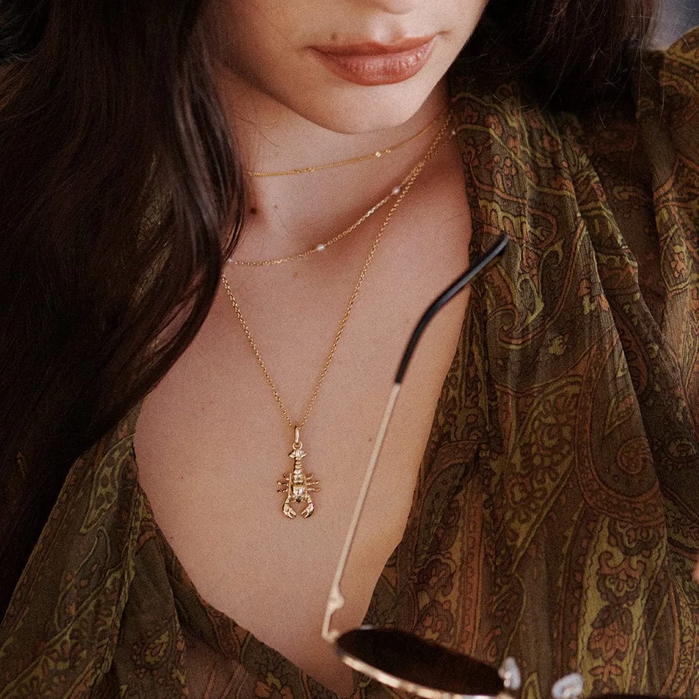 Lobster Chain Necklace 18ct Gold Plate sold by Daisy Jewellery product image thumbnail 3