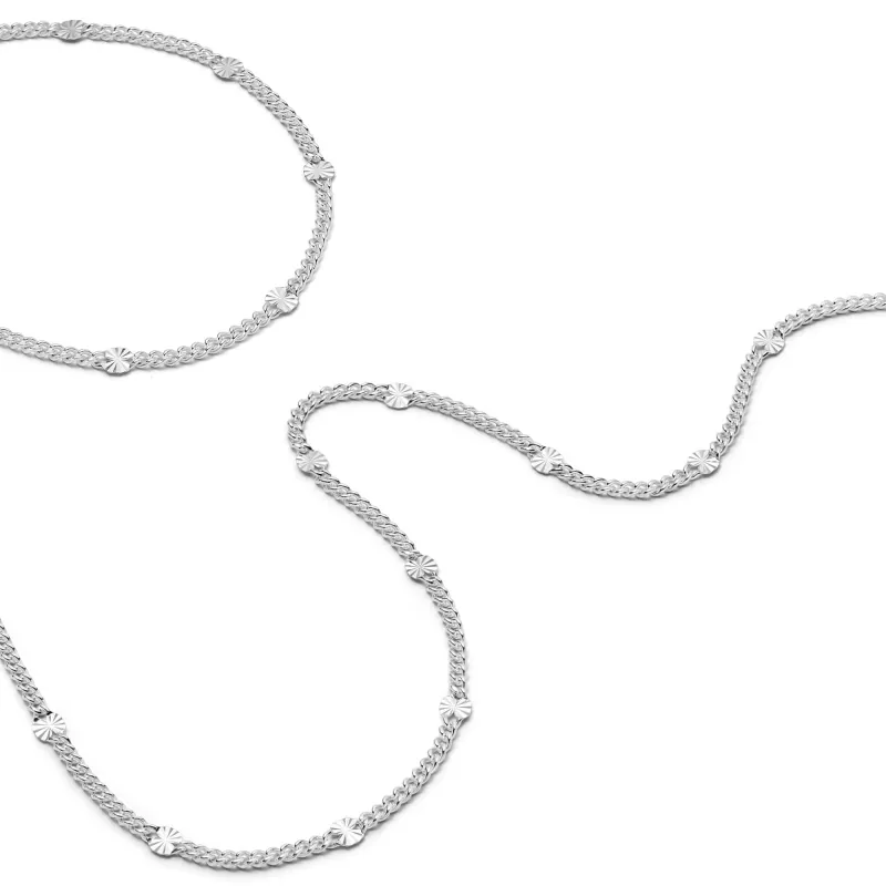 Sunburst Layering Set Sterling Silver sold by Daisy Jewellery