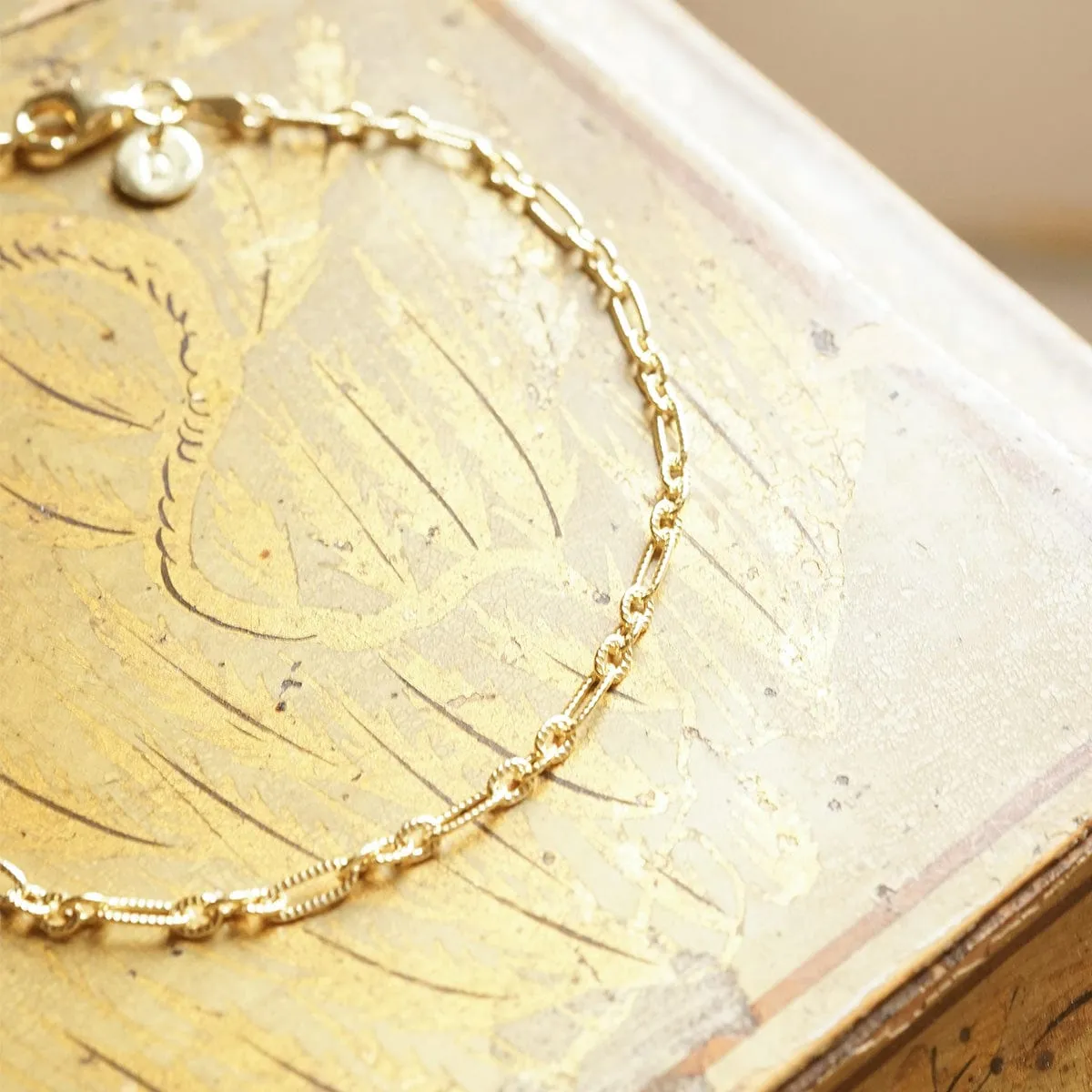 Apollo Chain Bracelet 18ct Gold Plate sold by Daisy Jewellery product image thumbnail 5