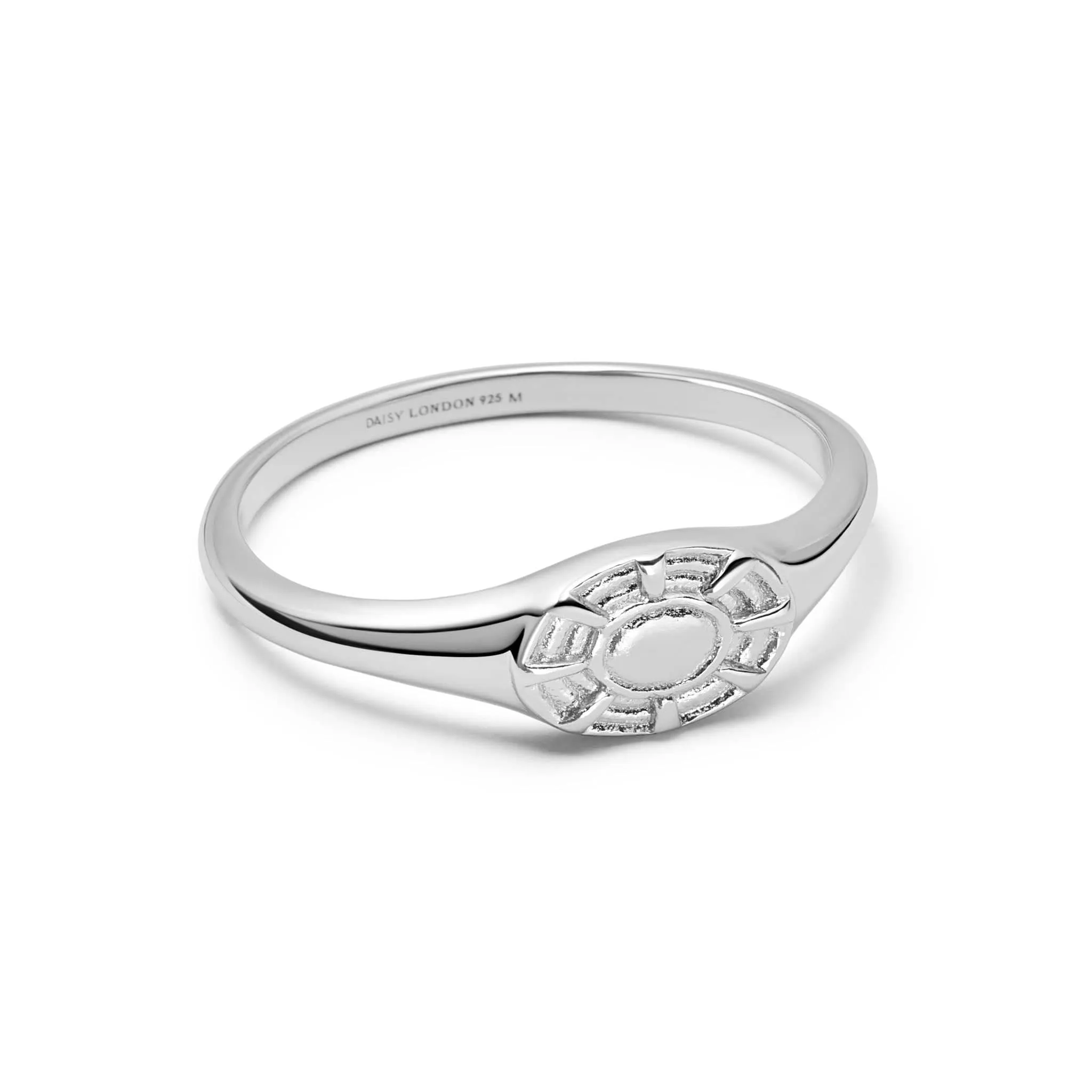 Apollo Signet Ring Sterling Silver sold by Daisy Jewellery
