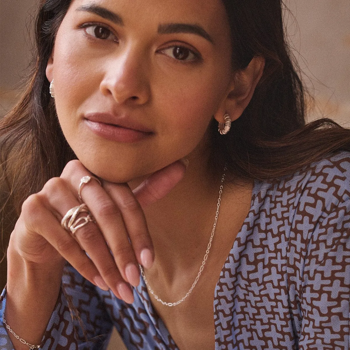 Apollo Sparkle Ring Sterling Silver sold by Daisy Jewellery product image thumbnail 4