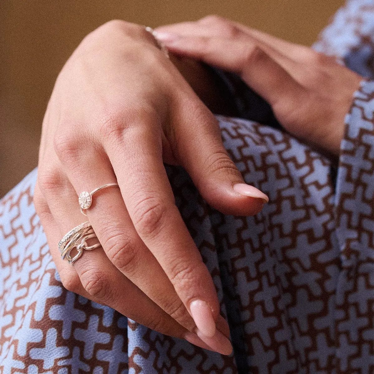 Apollo Sparkle Ring Sterling Silver sold by Daisy Jewellery product image thumbnail 5