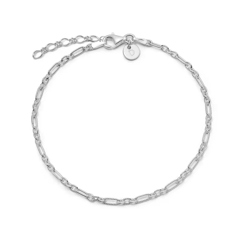 Apollo Chain Anklet Sterling Silver sold by Daisy Jewellery