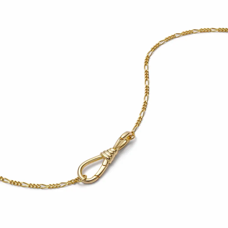 Apollo Carabiner Chain Necklace 18ct Gold Plate sold by Daisy Jewellery