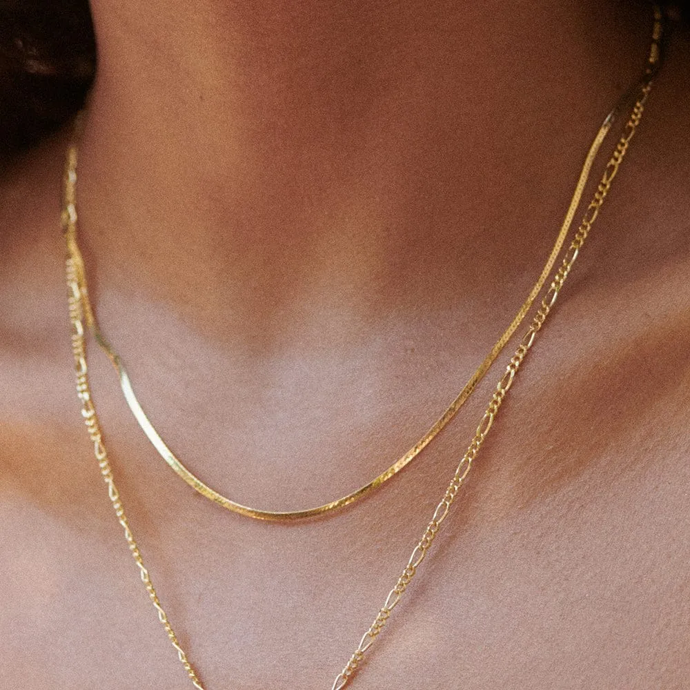 Free When You Spend £80 | Fine Snake Chain Necklace 18ct Gold Plate sold by Daisy Jewellery product image thumbnail 2