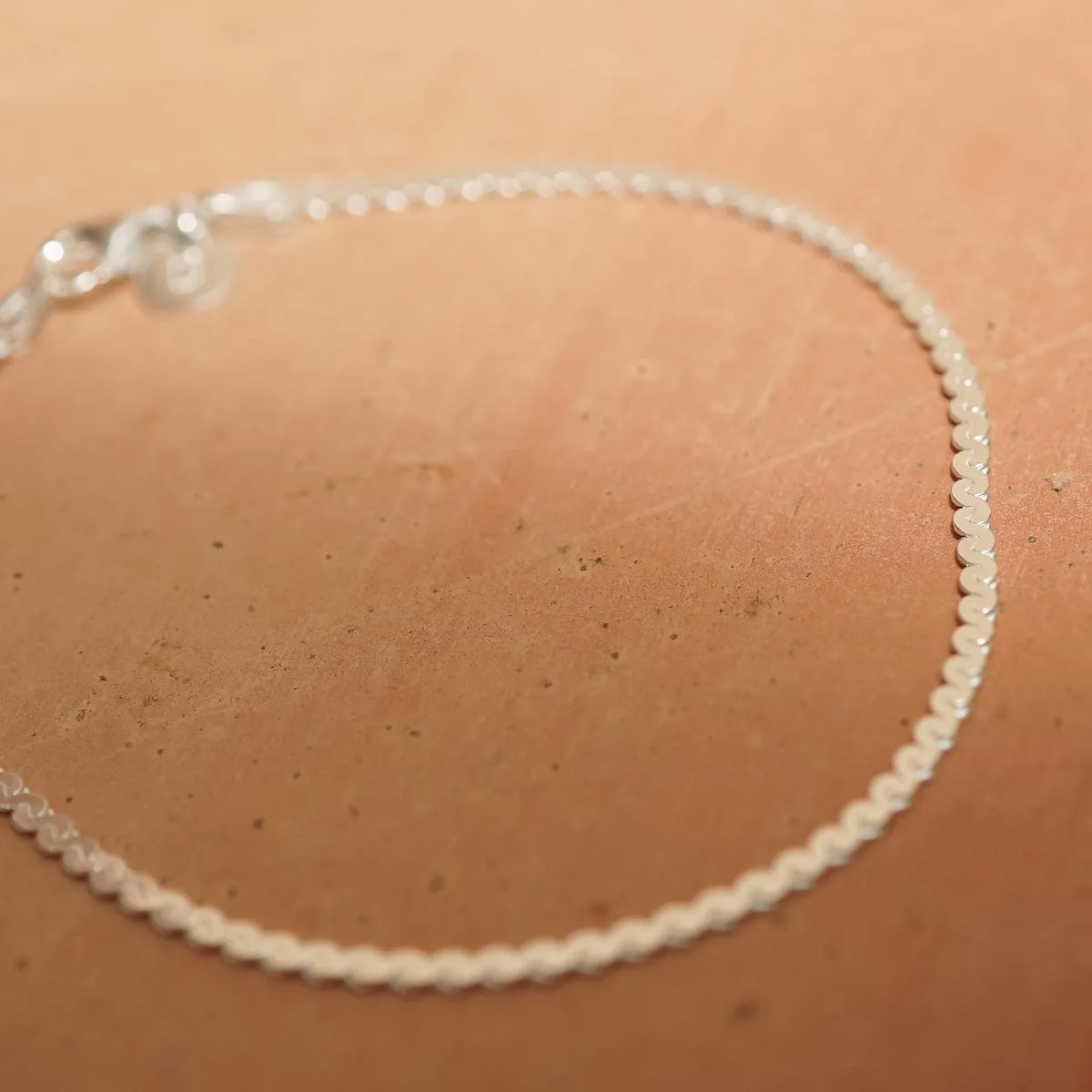 Spiral Snake Chain Bracelet Sterling Silver sold by Daisy Jewellery product image thumbnail 5