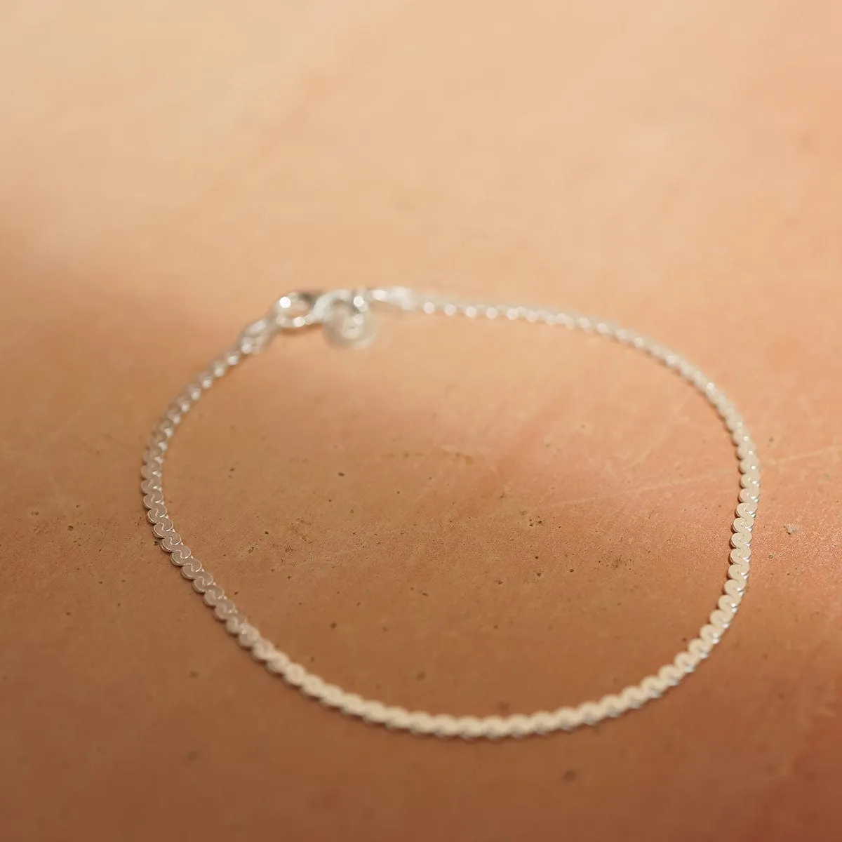 Spiral Snake Chain Bracelet Sterling Silver sold by Daisy Jewellery product image thumbnail 2