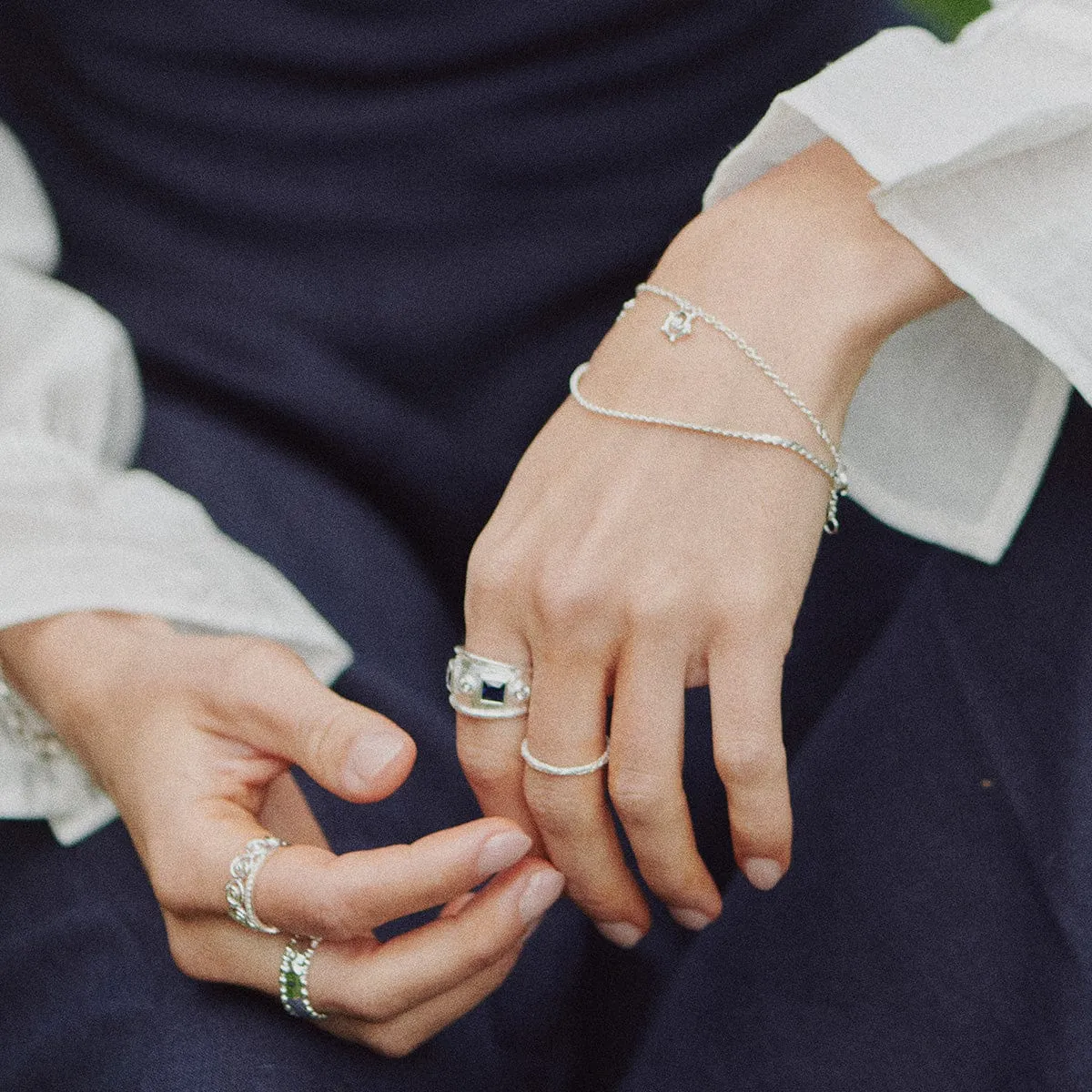 Spiral Snake Chain Bracelet Sterling Silver sold by Daisy Jewellery product image thumbnail 4