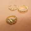 Amulet Dome Ring 18ct Gold Plate sold by Daisy Jewellery