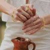 Amulet Dome Ring 18ct Gold Plate sold by Daisy Jewellery