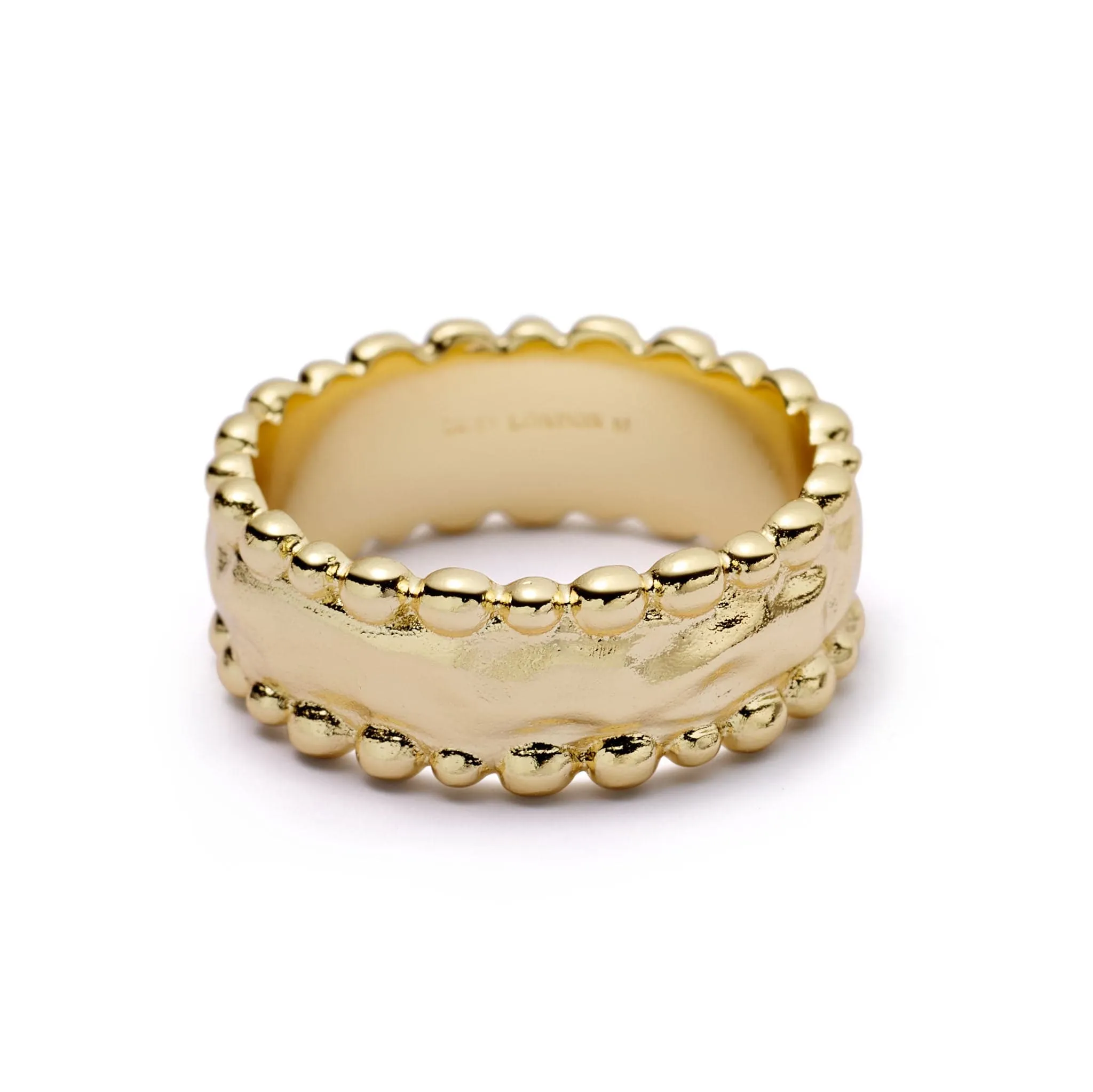 Amulet Band Ring 18ct Gold Plate sold by Daisy Jewellery