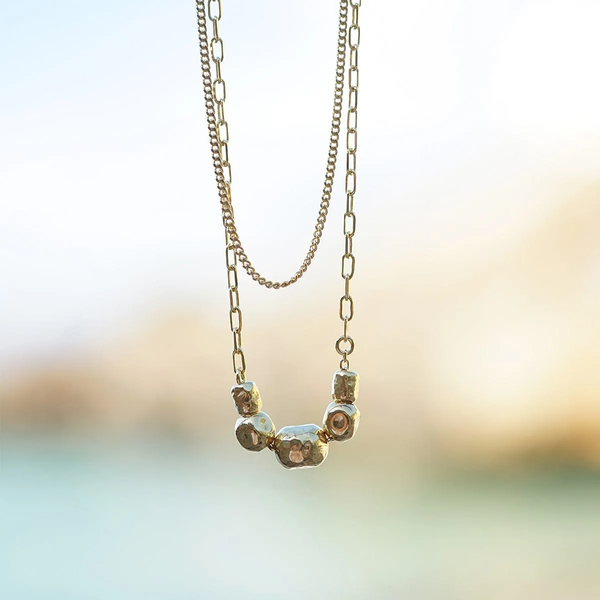 Amulet Bobble Layered Necklace Sterling Silver sold by Daisy Jewellery product image thumbnail 3