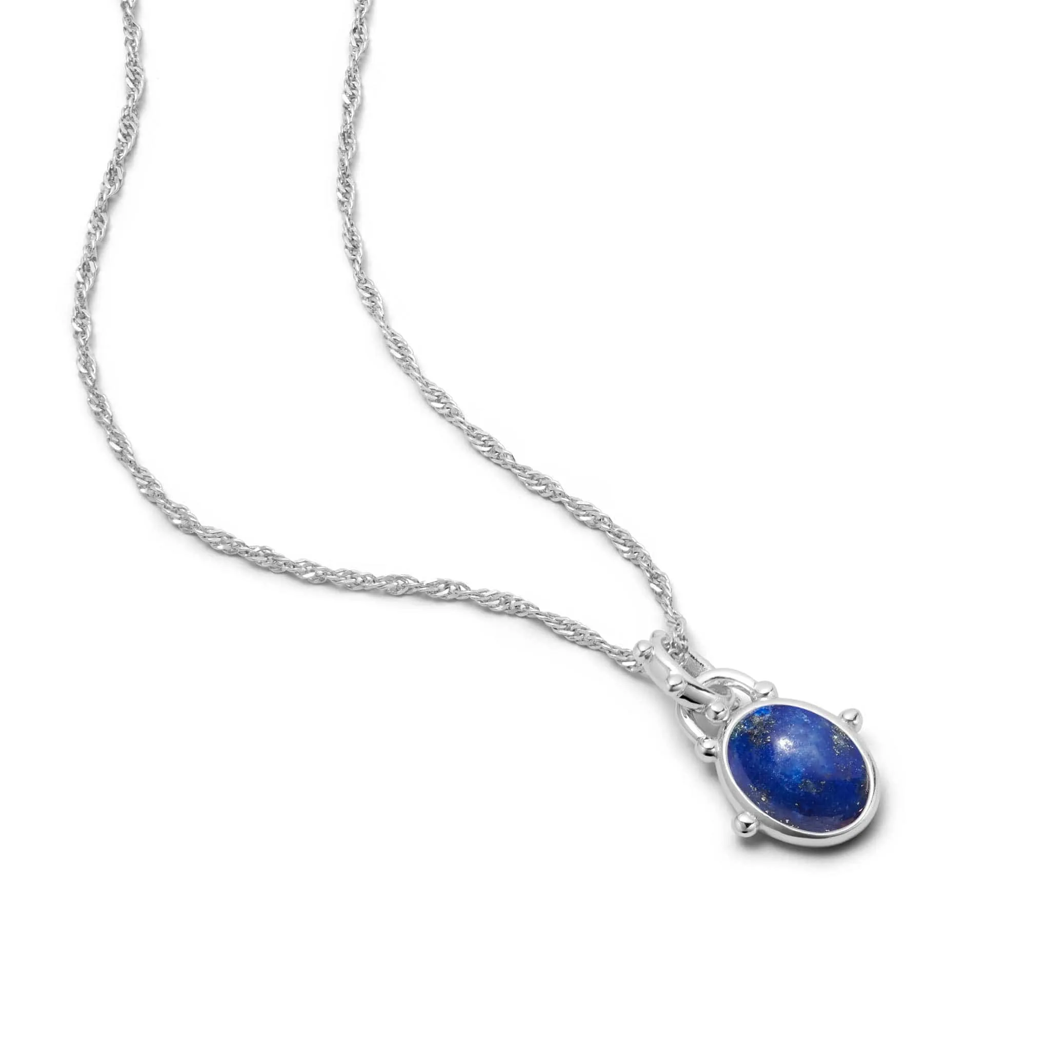 Amulet Lapis Necklace Sterling Silver sold by Daisy Jewellery