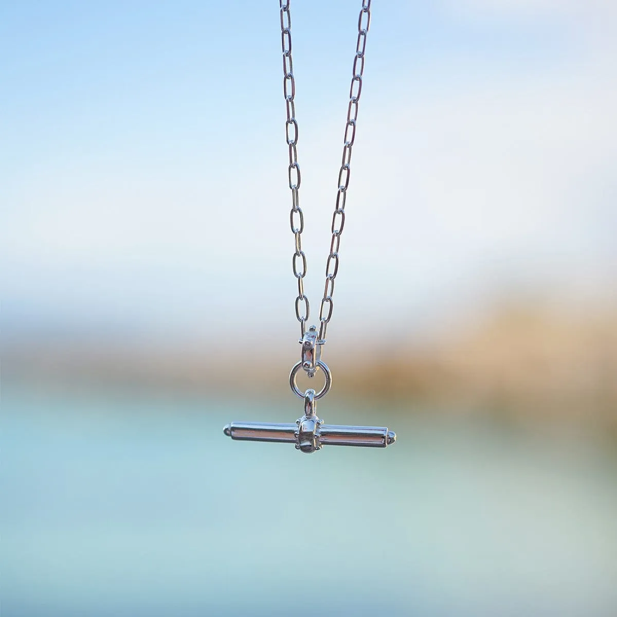 Amulet T Bar Necklace Sterling Silver sold by Daisy Jewellery product image thumbnail 2