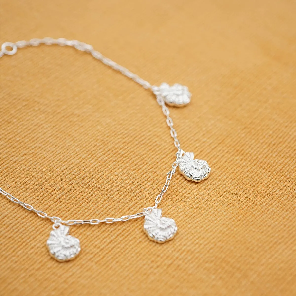 Polly Sayer Shell Charm Bracelet Silver Plate sold by Daisy Jewellery product image thumbnail 3