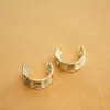 Polly Sayer Chunky Tidal Hoops 18ct Gold Plate sold by Daisy Jewellery