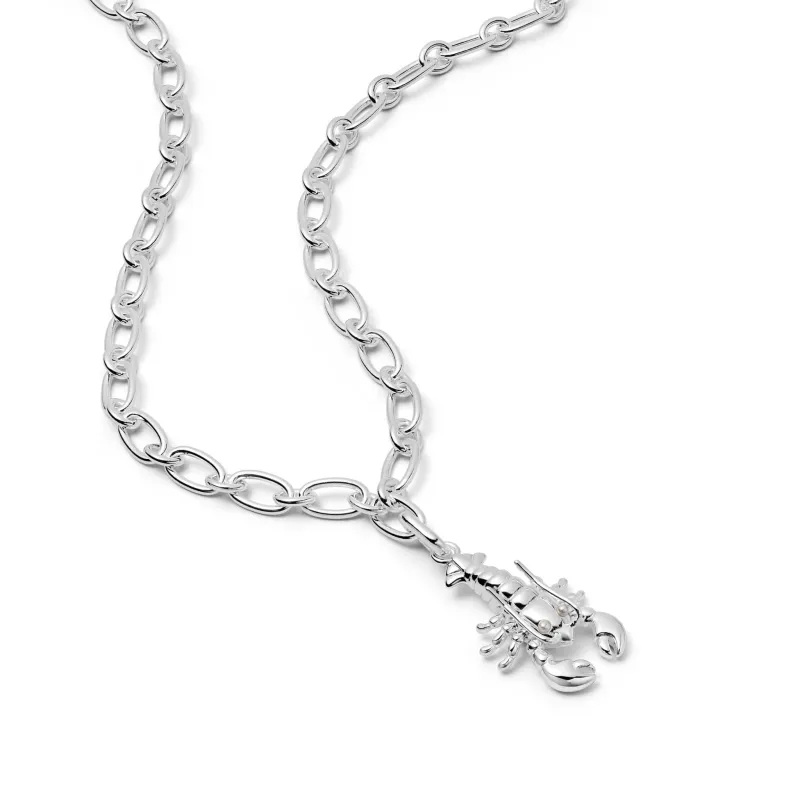 Lobster Chunky Chain Necklace Sterling Silver sold by Daisy Jewellery
