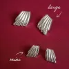 Polly Sayer Wave Stud Earrings Silver Plate sold by Daisy Jewellery