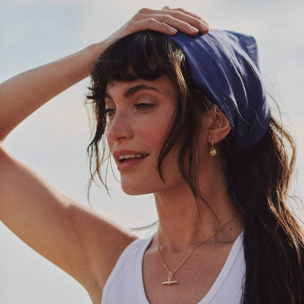 arkitaip Scarf & Spiral Earrings Layering Set 18ct Gold Plate sold by Daisy Jewellery product image thumbnail 4