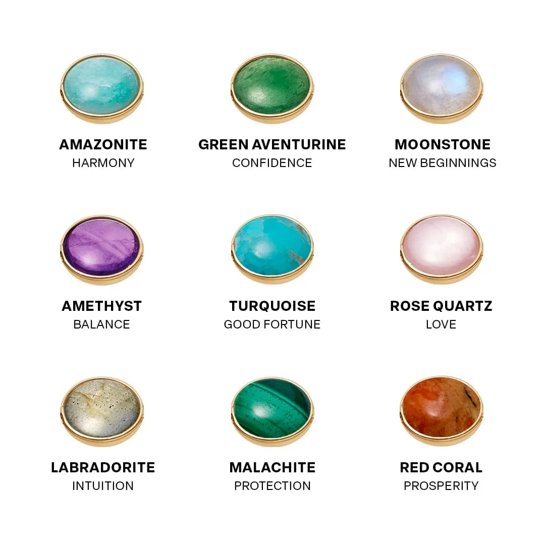 Rose Quartz Healing Stone Bobble Ring 18ct Gold Plate sold by Daisy Jewellery product image thumbnail 5