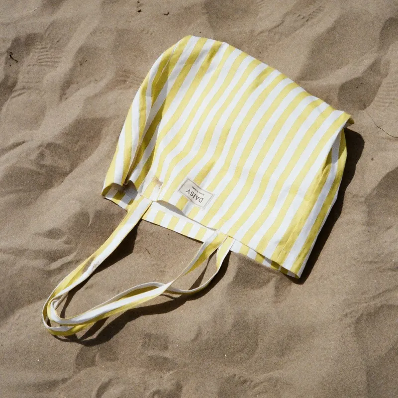 Daisy Stripe Tote Bag sold by Daisy Jewellery