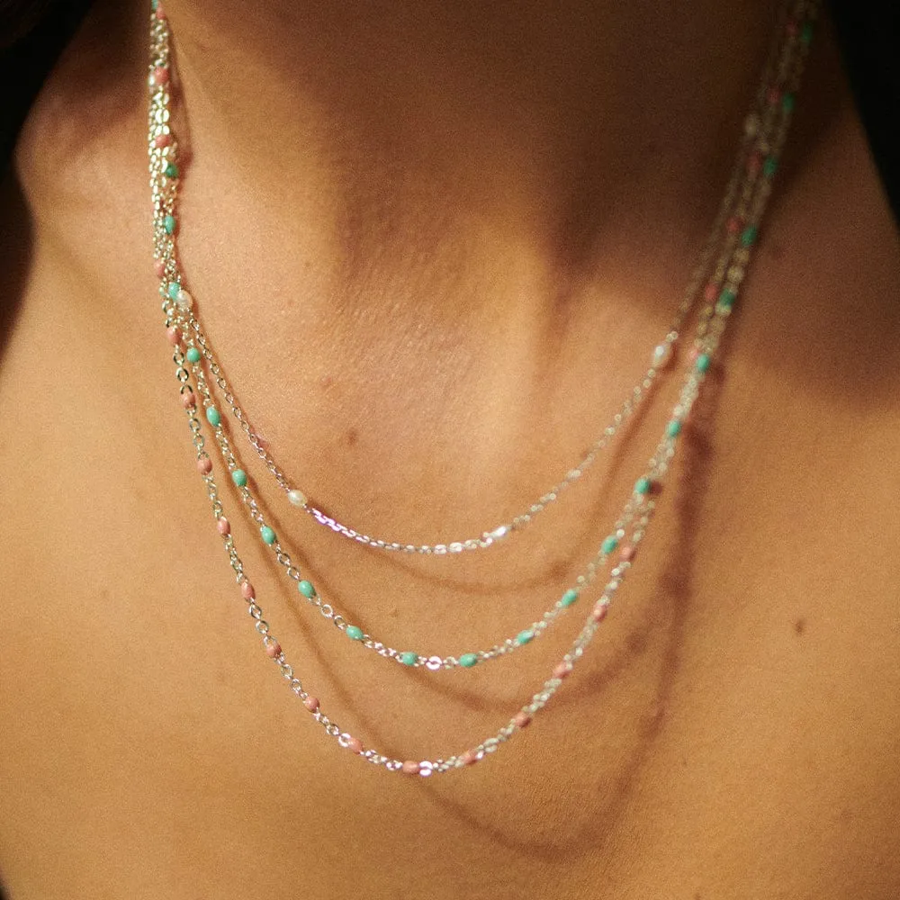 FREE Treasures Turquoise Beaded Necklace Sterling Silver sold by Daisy Jewellery product image thumbnail 2