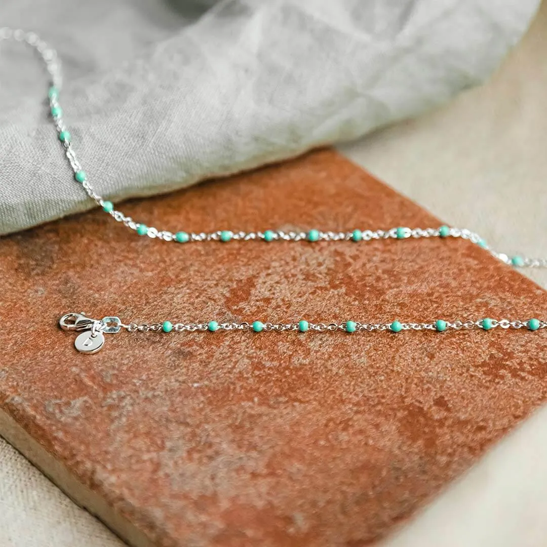 FREE Treasures Turquoise Beaded Necklace Sterling Silver sold by Daisy Jewellery product image thumbnail 3