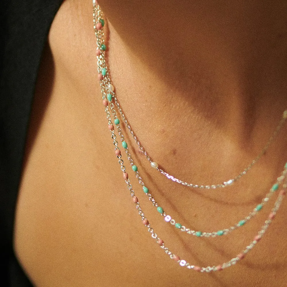 FREE Treasures Turquoise Beaded Necklace Sterling Silver sold by Daisy Jewellery product image thumbnail 5