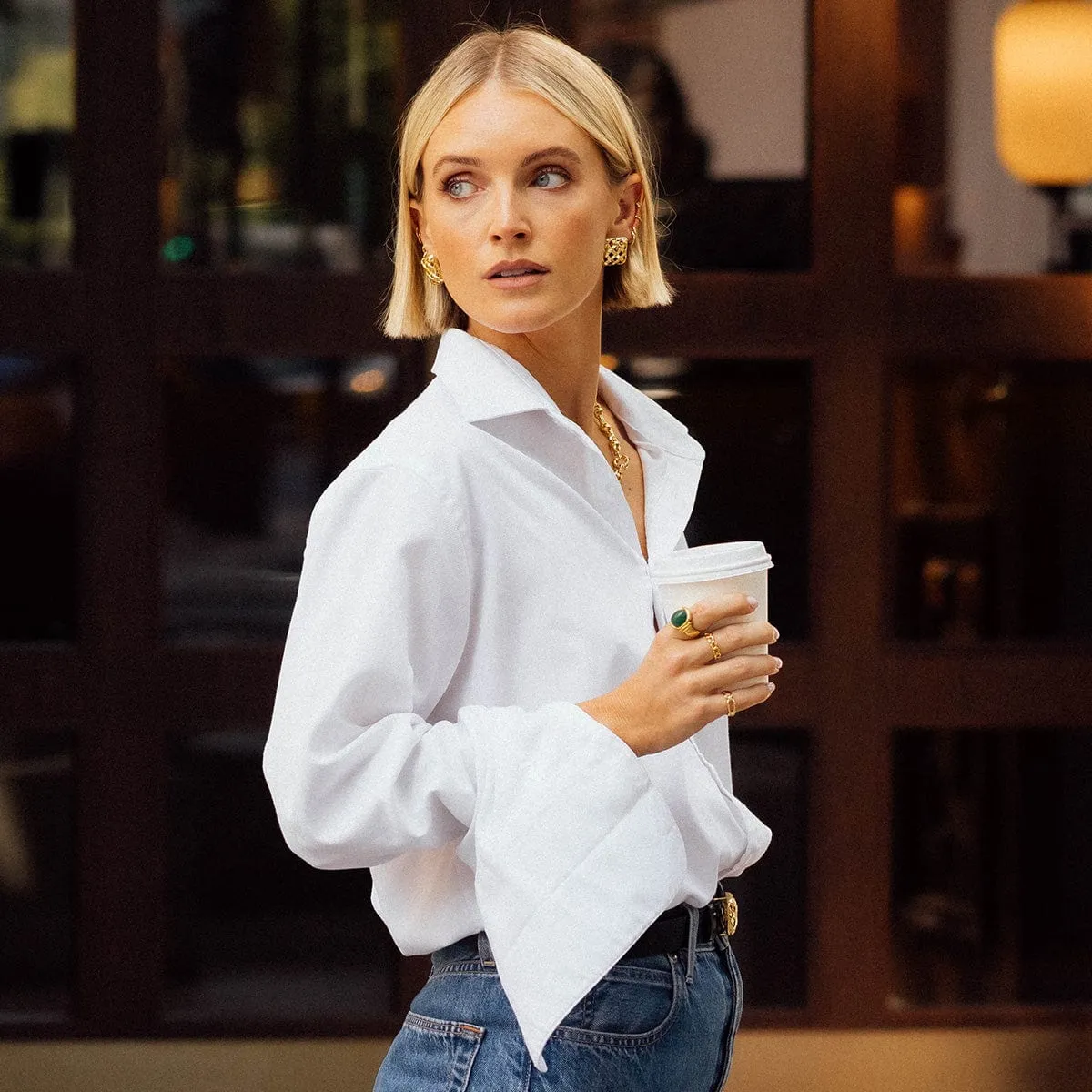 Polly Knot Band Ring 18ct Gold Plate sold by Daisy Jewellery product image thumbnail 4