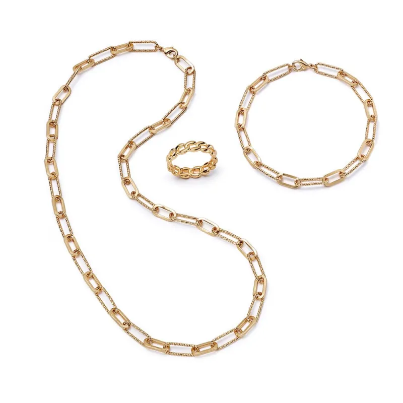 Polly Chain Look 18ct Gold Plate sold by Daisy Jewellery