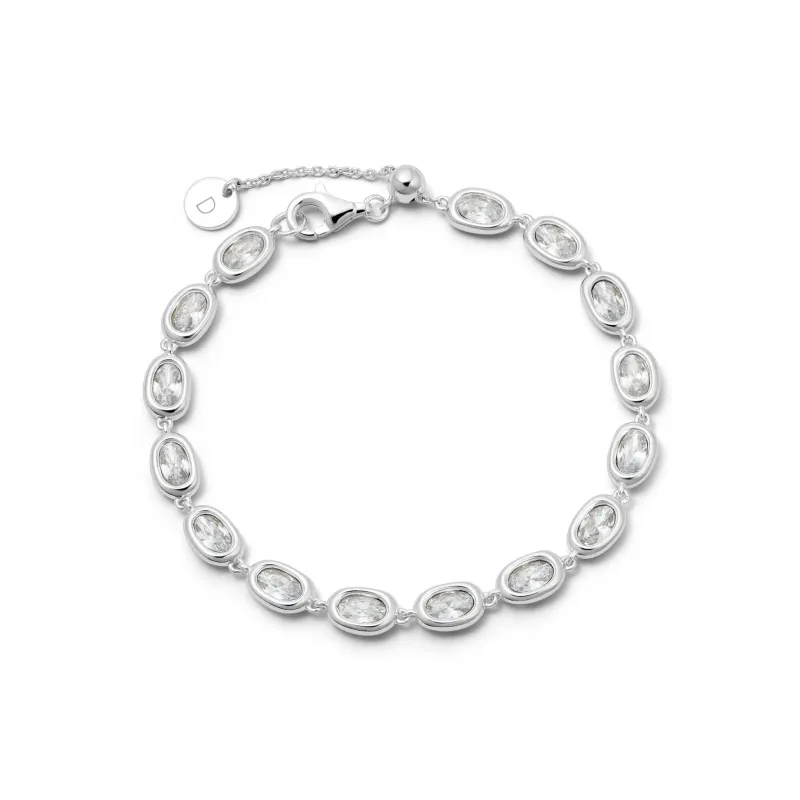 Estée Lalonde Sapphire Tennis Bracelet Sterling Silver sold by Daisy Jewellery
