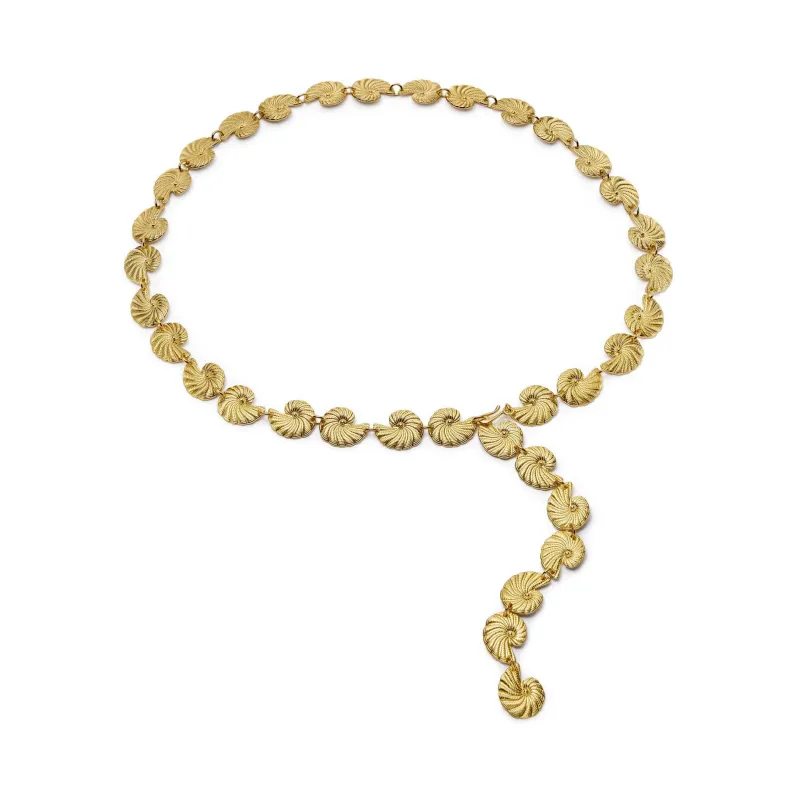 Polly Shell Belt 18ct Gold Plate sold by Daisy Jewellery