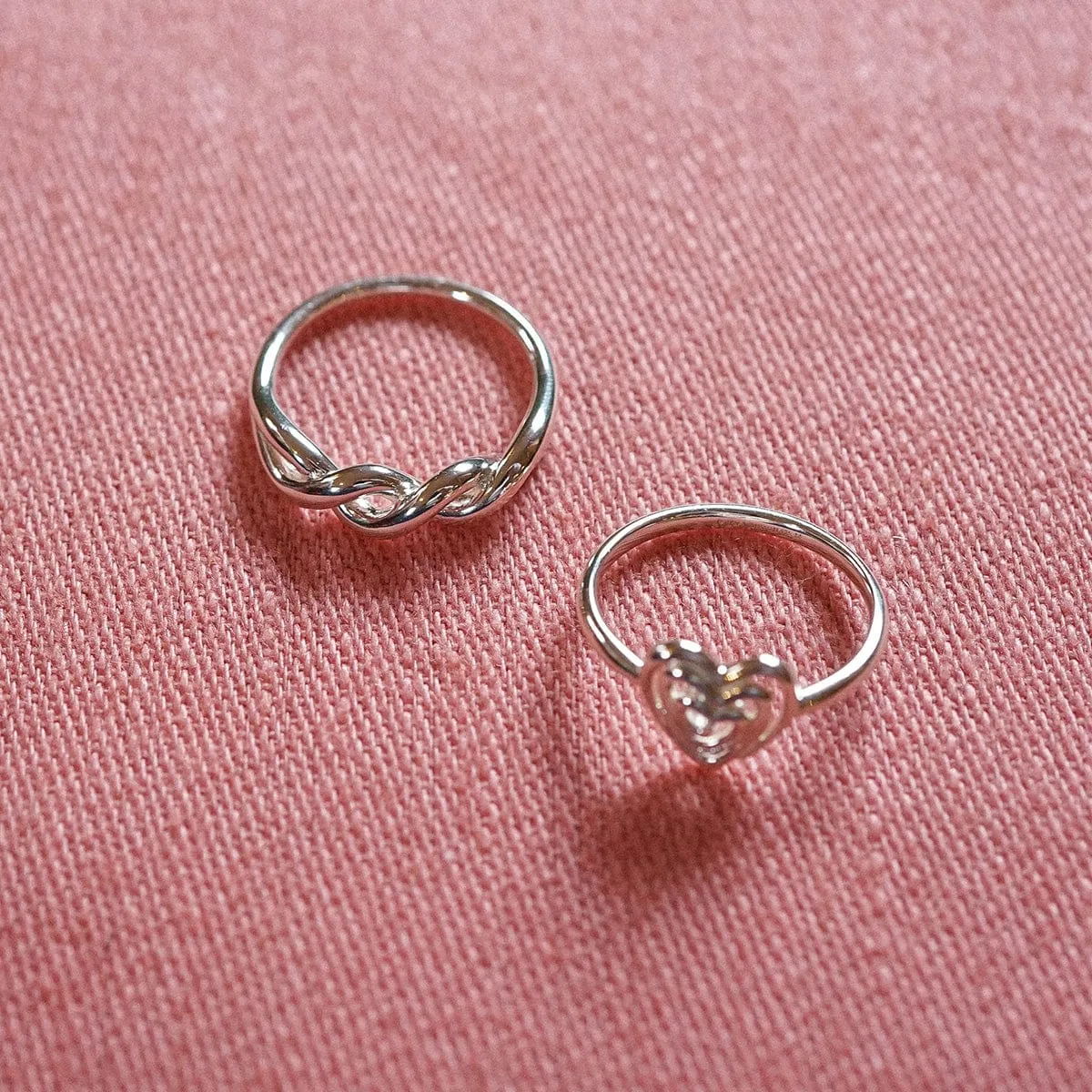 Scribble Knot Ring Sterling Silver sold by Daisy Jewellery product image thumbnail 2