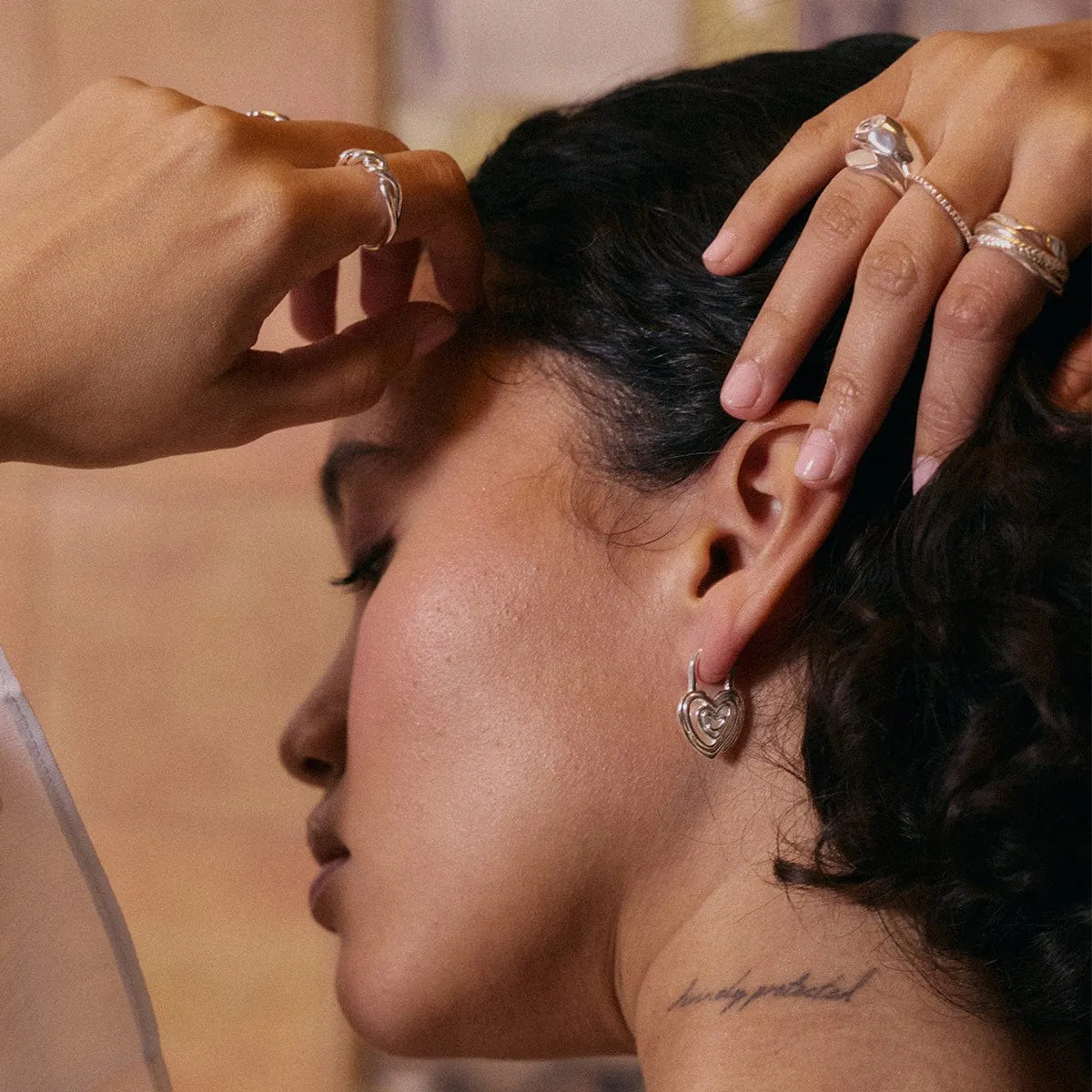 Scribble Knot Ring Sterling Silver sold by Daisy Jewellery product image thumbnail 4