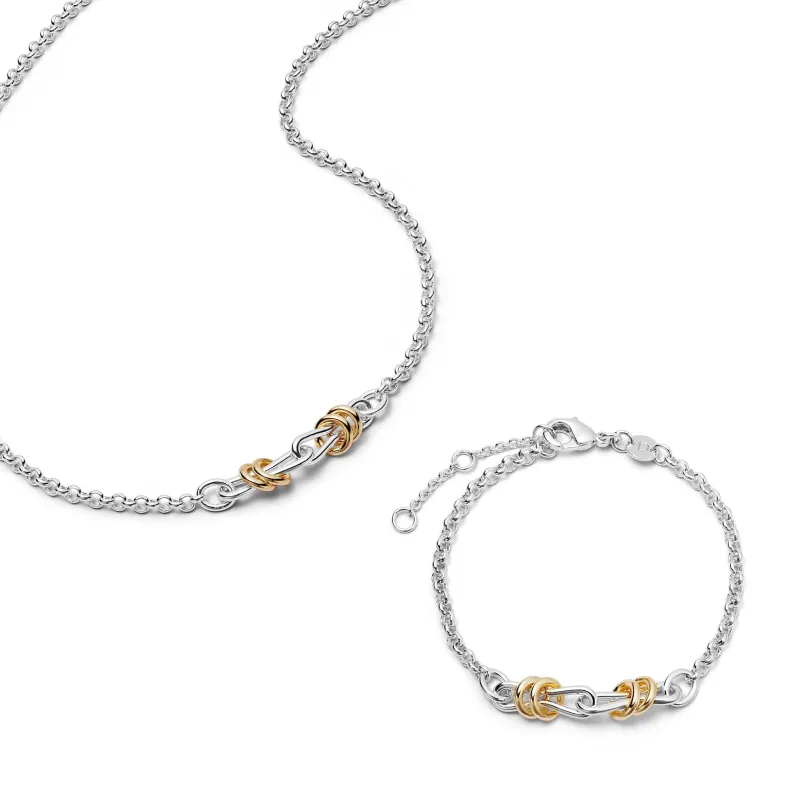 Polly Knot Lightweight Chain Set made by Daisy Jewellery