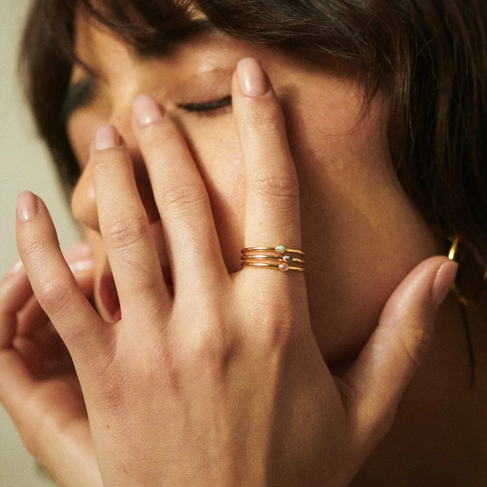 Healing Stone Ring 18ct Gold Plate (Copy) sold by Daisy Jewellery product image thumbnail 4