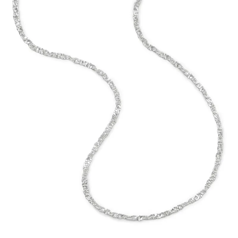 Link Lightweight Chain Necklace Sterling Silver made by Daisy Jewellery