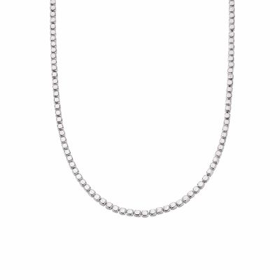 Beaded Necklace Sterling Silver sold by Daisy Jewellery