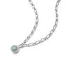 Amazonite Chunky Healing Stone Necklace Sterling Silver sold by Daisy Jewellery