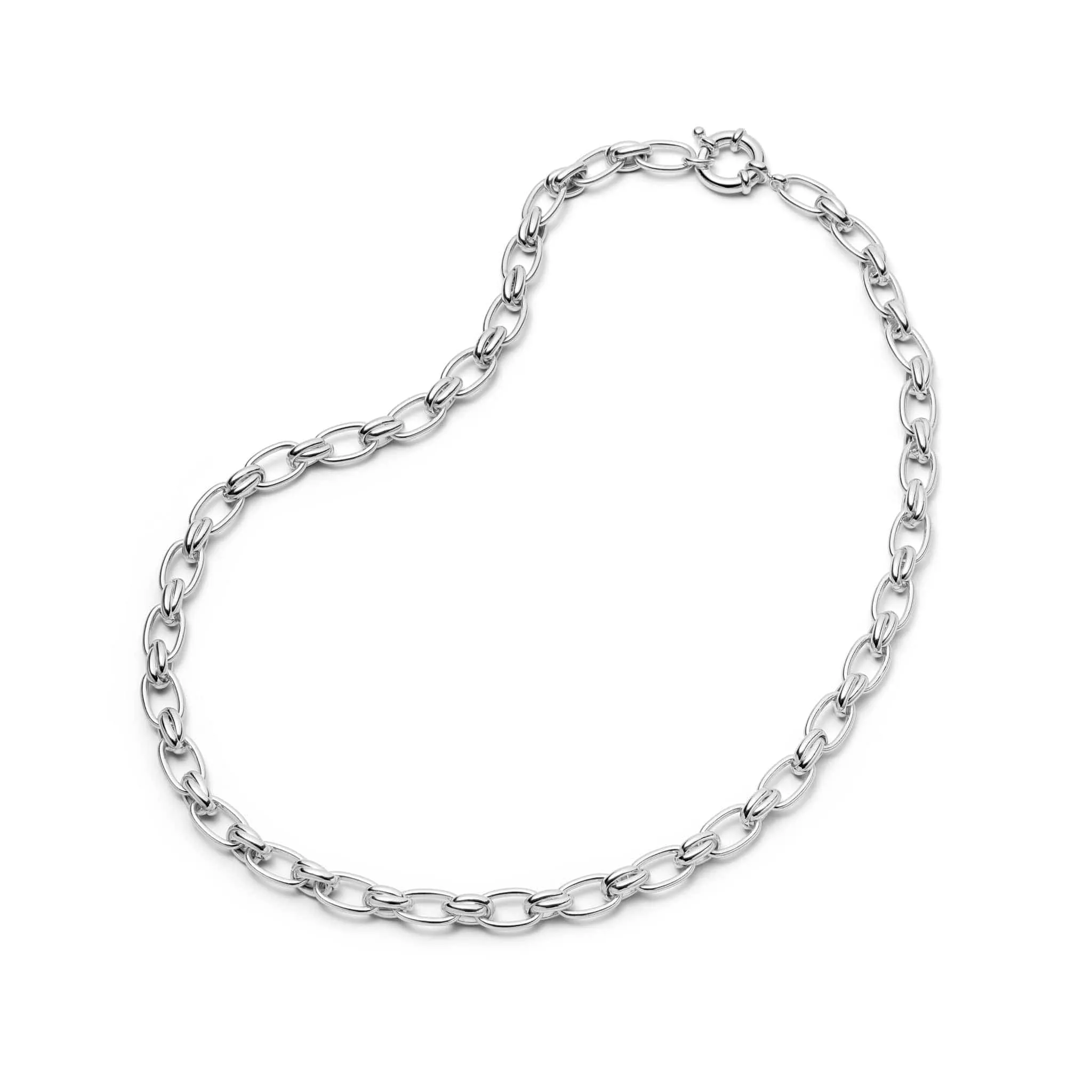 Polly Sayer Vintage Link Chain Necklace Sterling Silver sold by Daisy Jewellery